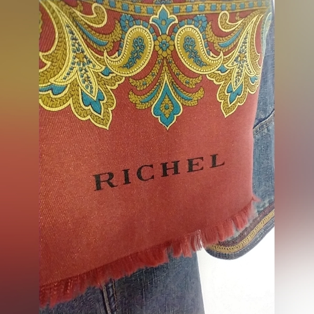 VINTAGE SILK RICHEL WRAP - Picture 4 of 4